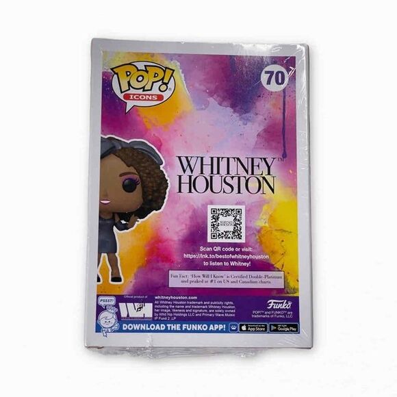 Funko POP! For Girls Icons Whitney Houston #70 Multicolor Toy - Picture 3 of 7